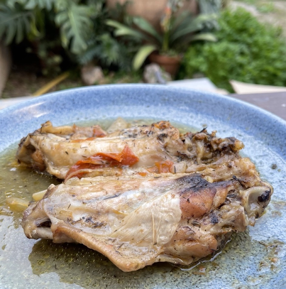 Alas de pavo a la cazuela 1