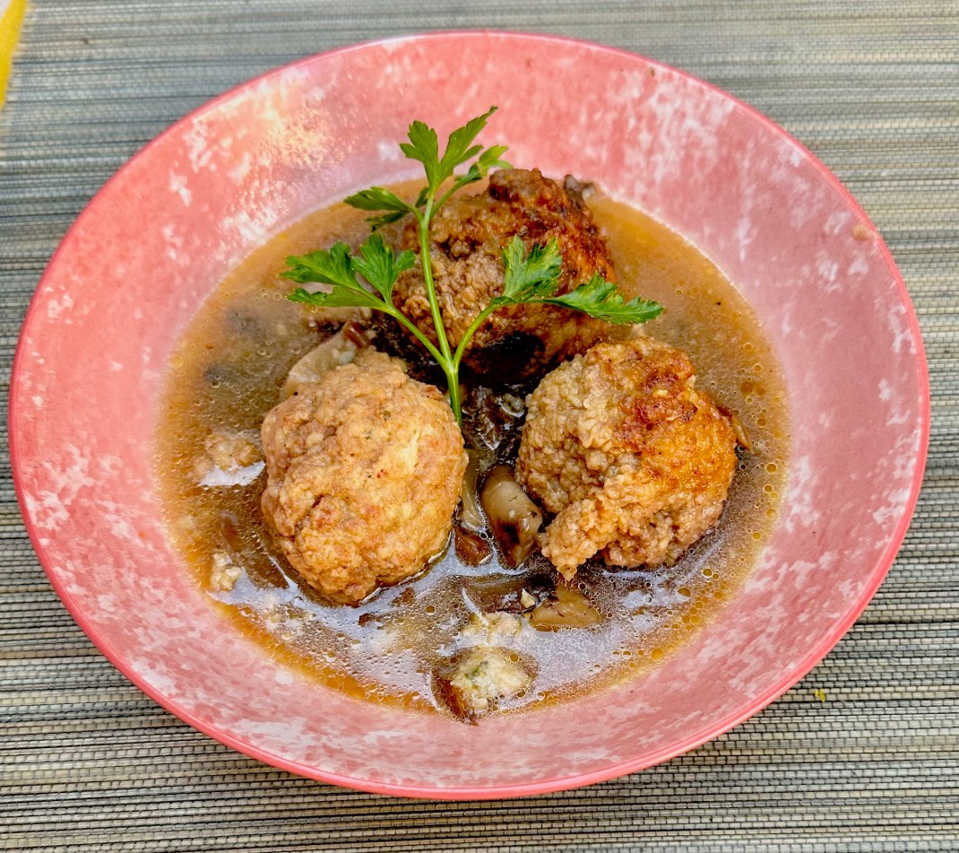 Albóndigas con setas variadas 3
