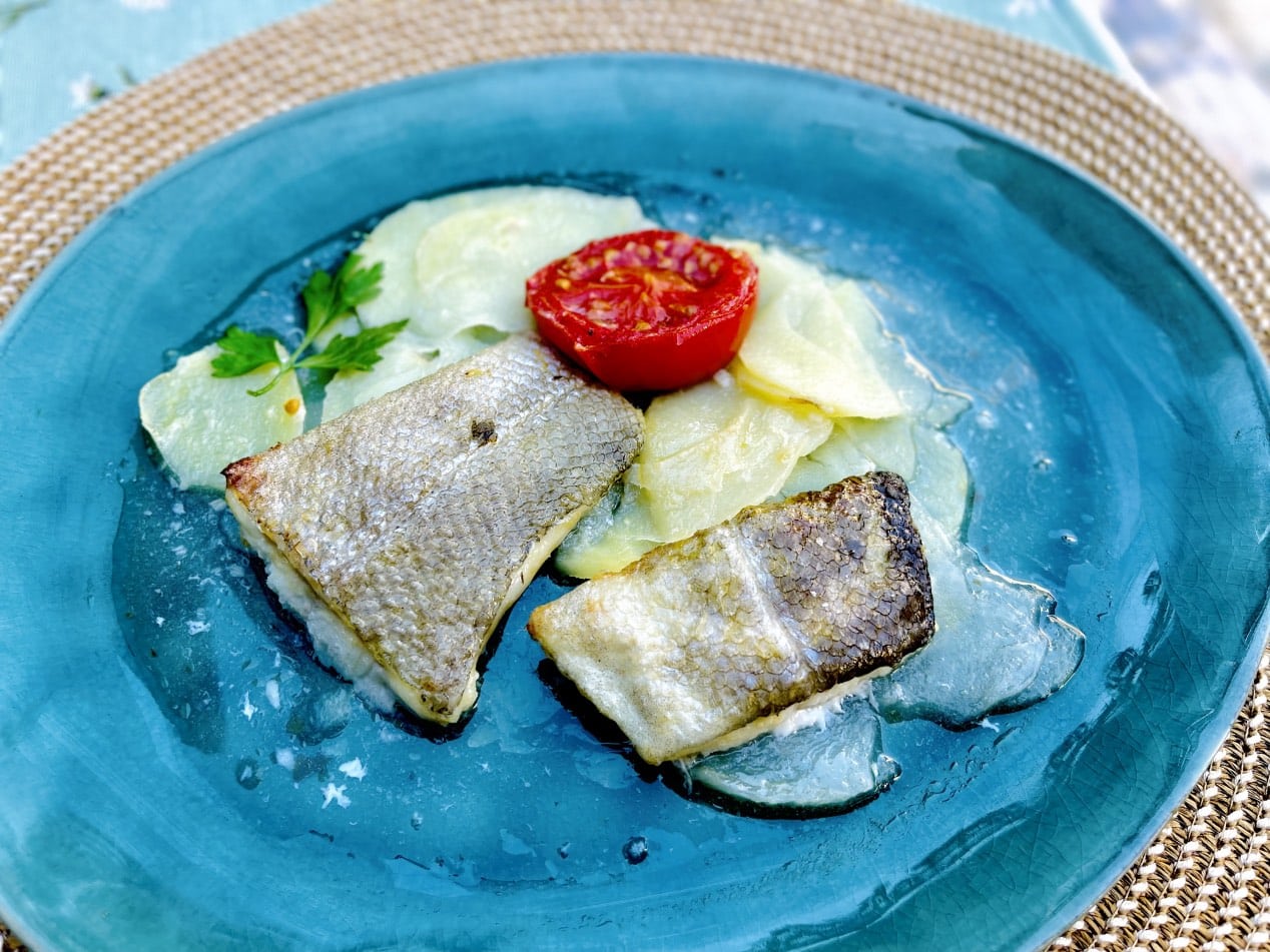 Bacalao al horno con patata 13