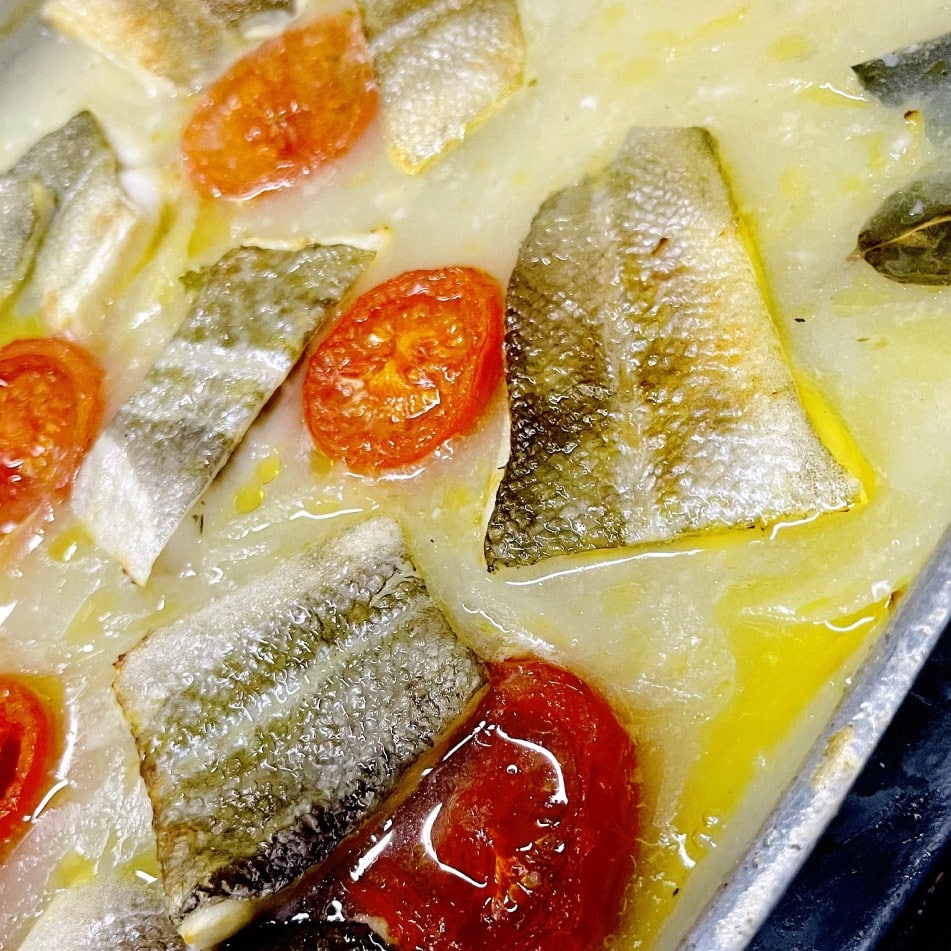 Bacalao al horno con patata 15