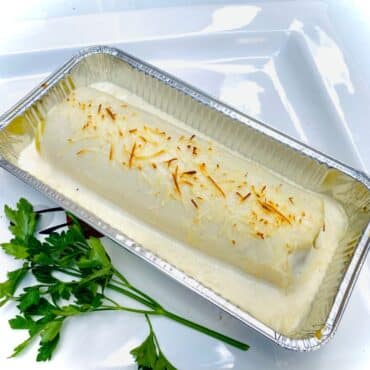 Brazo de Patata Relleno de Boloñesa (con Bechamel)