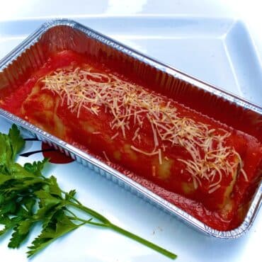 Brazo de Patata Relleno de Boloñesa (con Tomate)