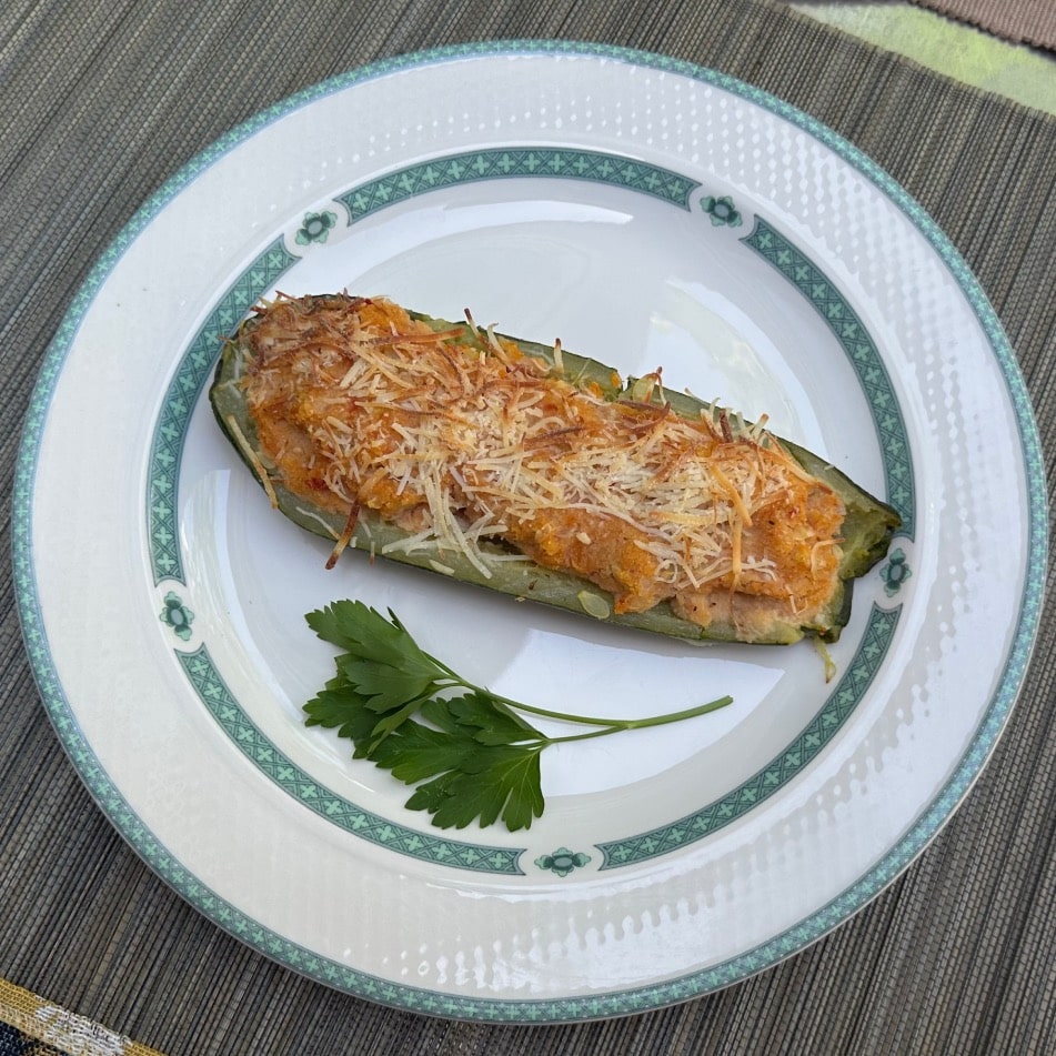 Calabacín Relleno de Atún 1