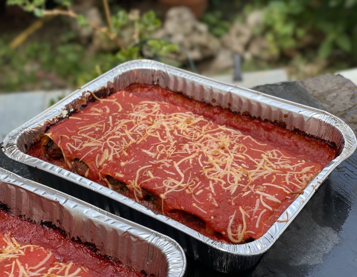 Canelones con tomate 4