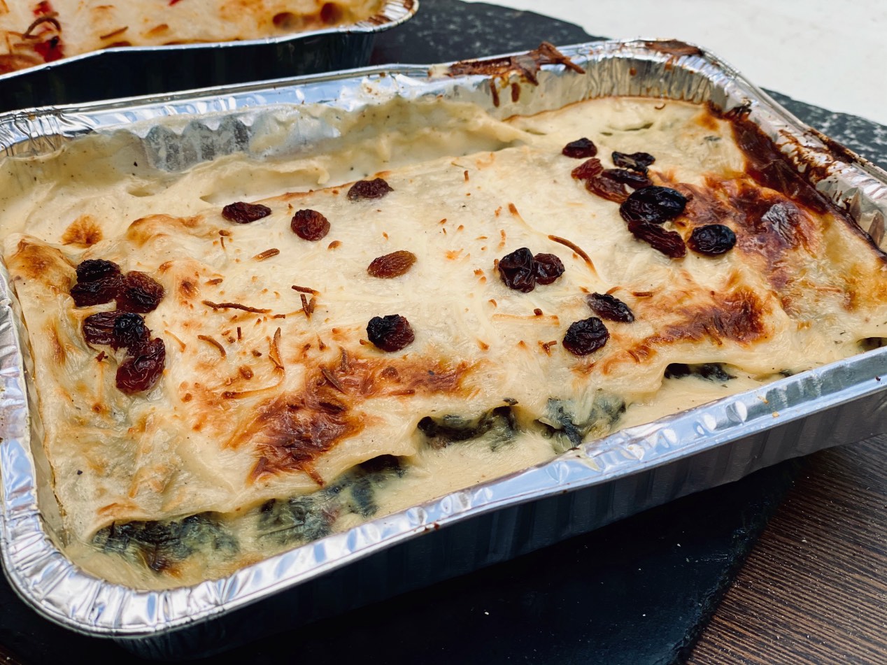 Canelones de espinacas 1