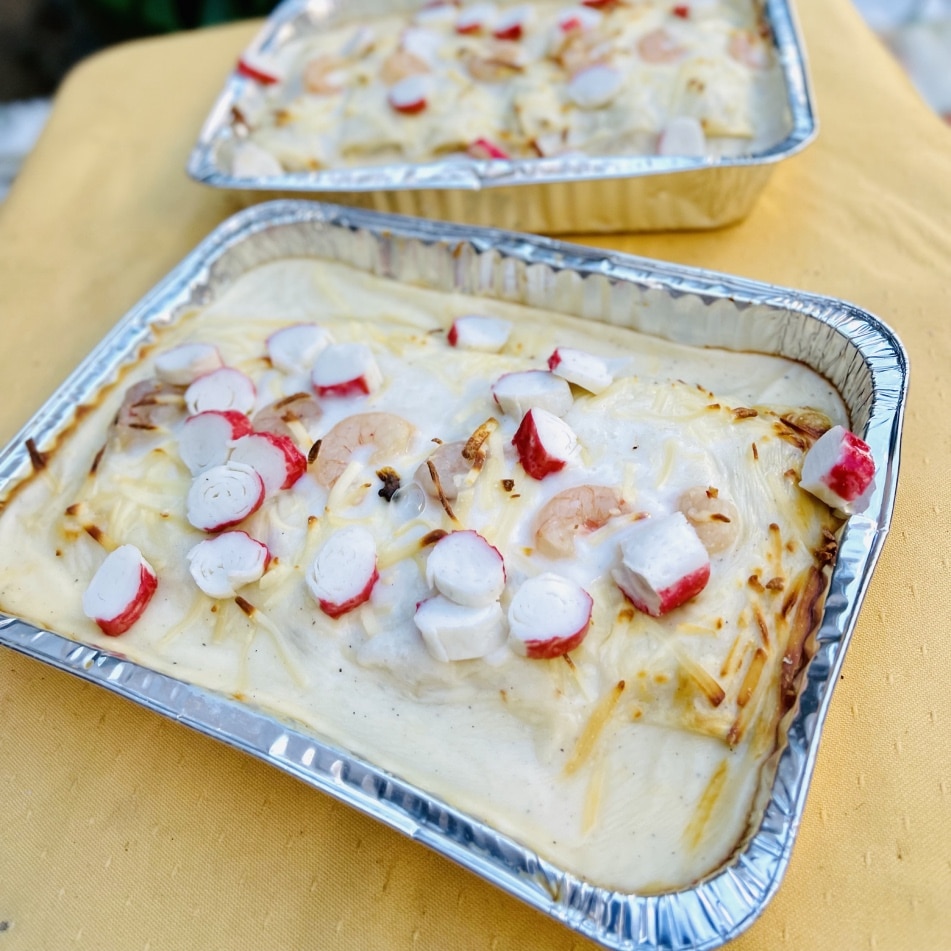 Canelones de marisco 10