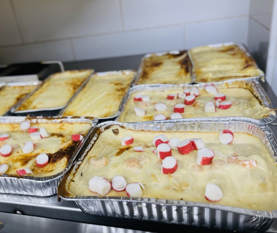 Canelones de marisco 2