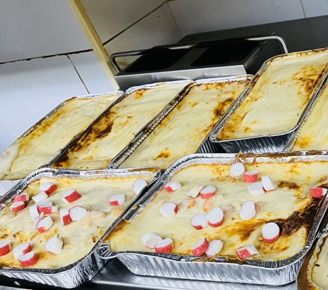 Canelones de marisco y varios