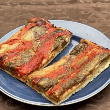 Pizza / Coca de Escalivada (1 porción)