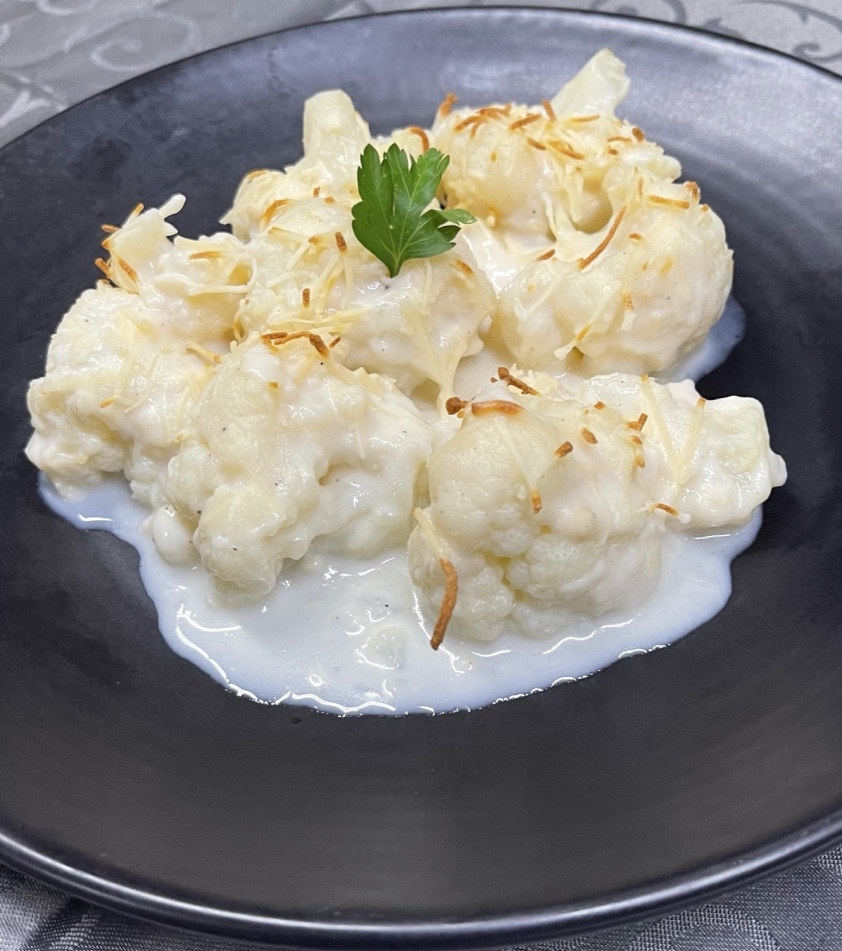 Coliflor con bechamel 1