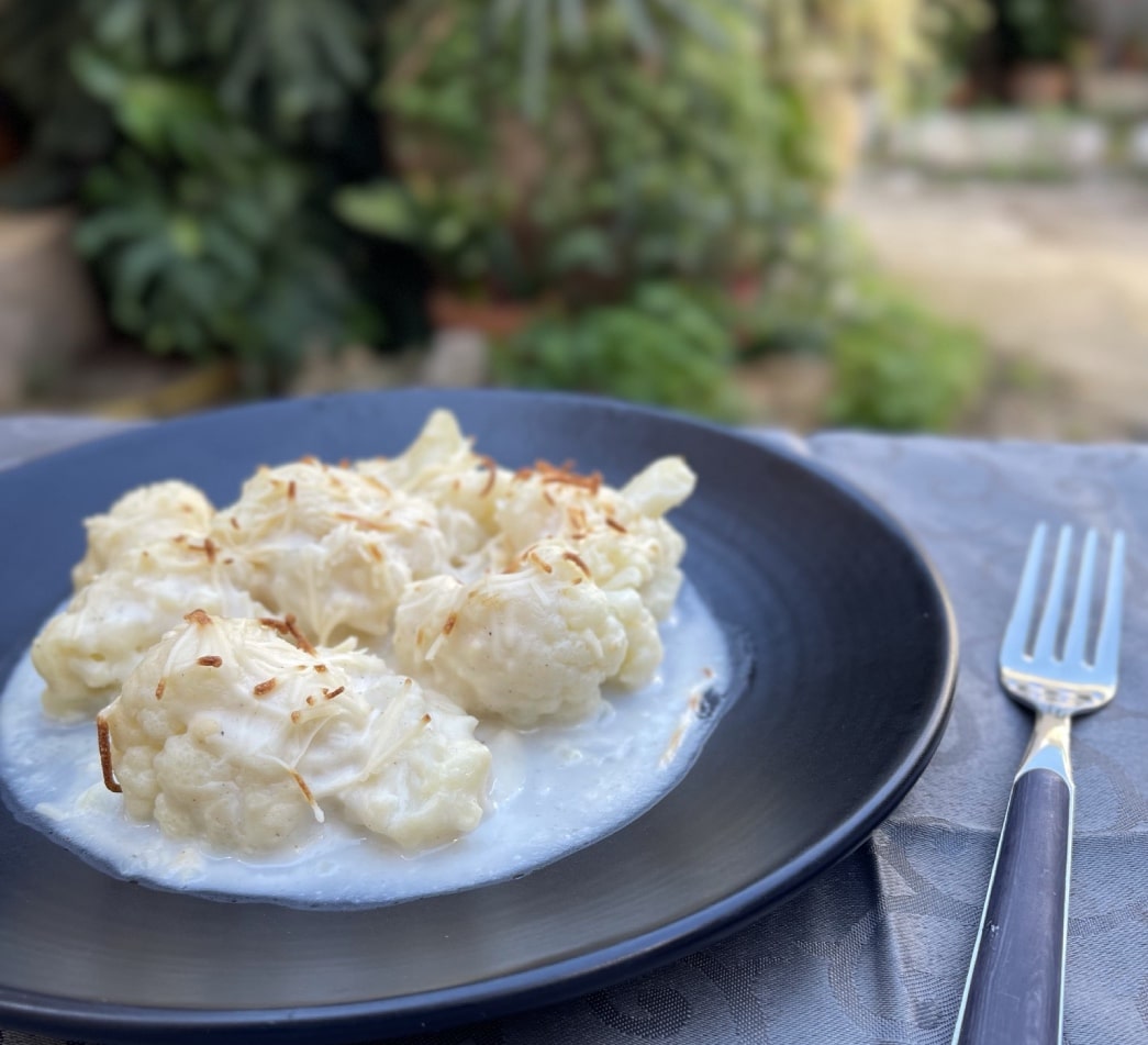 Coliflor con beixamel 2