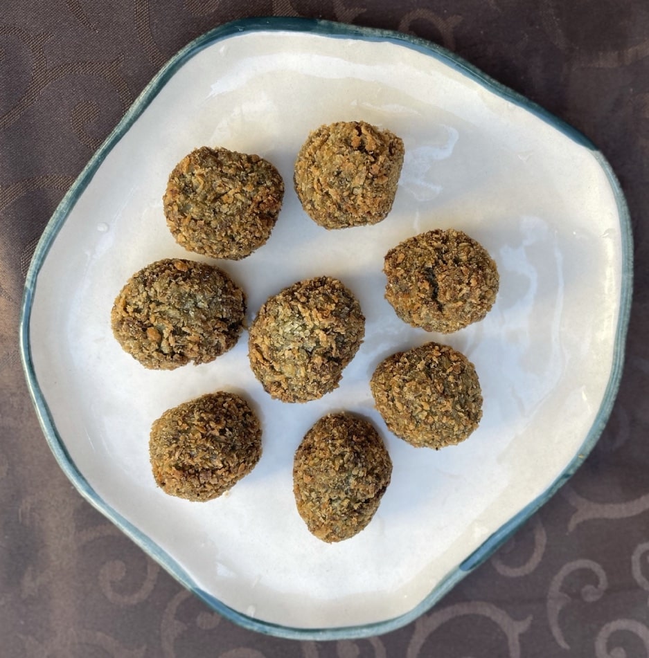 Croquetas espinacas y requeson 6