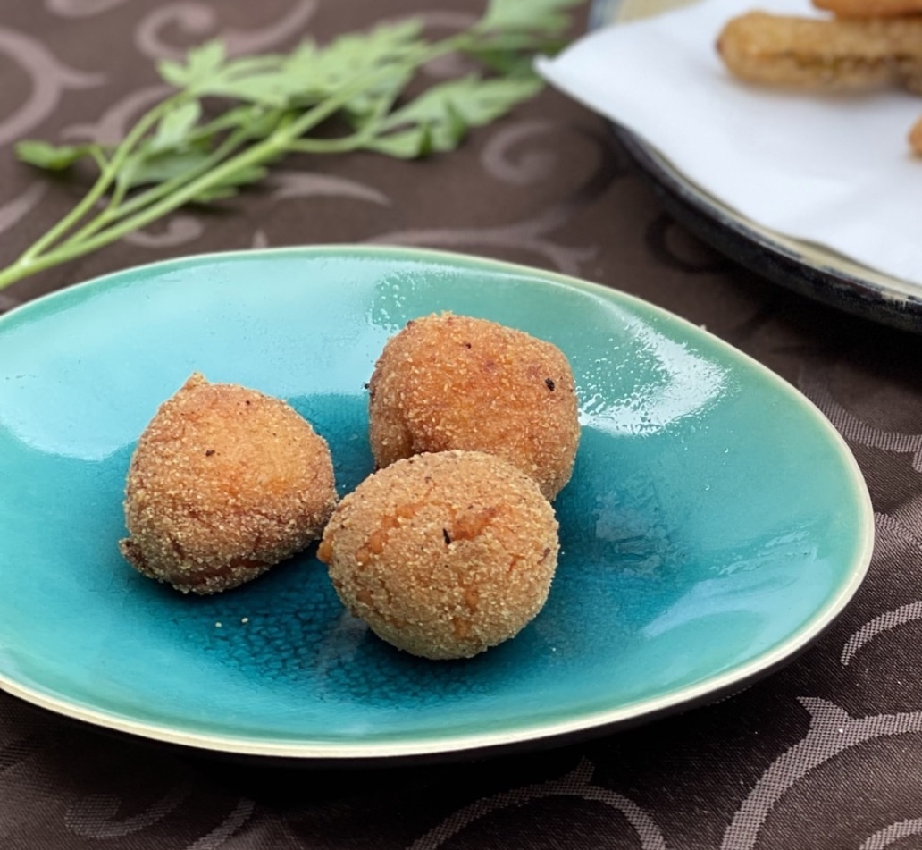 Croquetas sobrasada y tempura 1