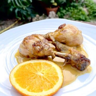 Jamoncitos de Pollo a la Naranja y Cabra
