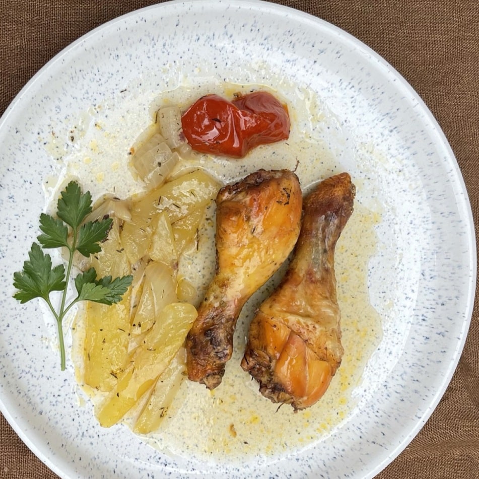 Jamoncitos al horno con patata 8