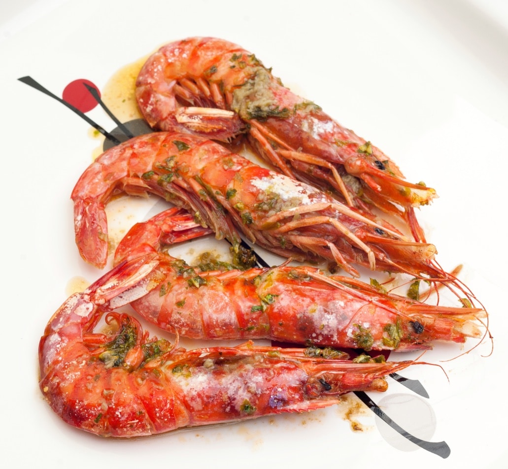 Langostinos al Horno con Ajo y Perejil (4 unidades)