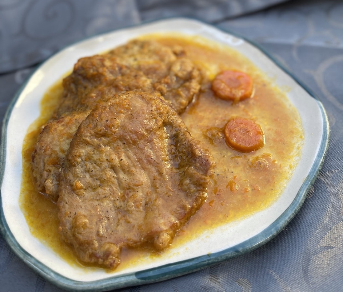 Lomo con salsa de zanahorias 3