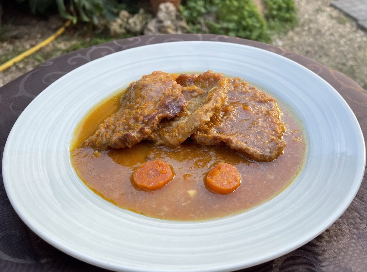 Lomo con salsa de zanahorias 9