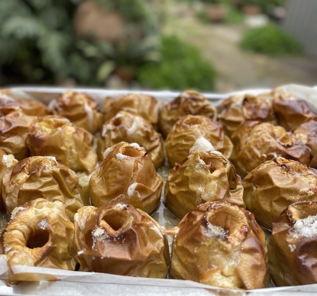 Manzana al horno 9