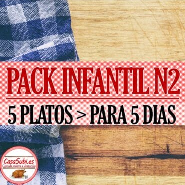 PACK Infantil N2 - 5 Platos (5 días)