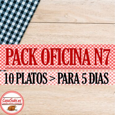 PACK Oficina N7 - 10 Platos (5 días)