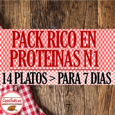 PACK Rico en Proteínas N1 - 14 Platos (7 días)