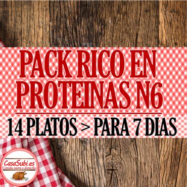 PACK Rico en Proteínas N6 - 14 Platos (7 días)