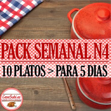 PACK Semanal N4 - 10 Platos (5 días)