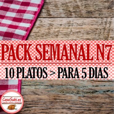 PACK Semanal N7 - 10 Platos (5 días)