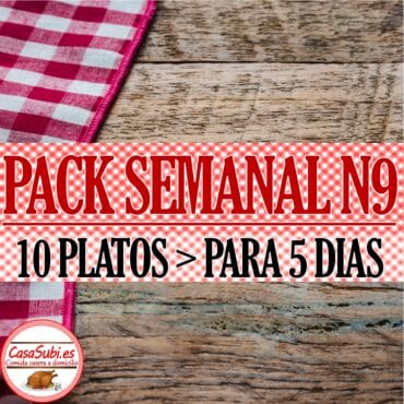 PACK Semanal N9 - 10 Platos - Ideal para 5 días