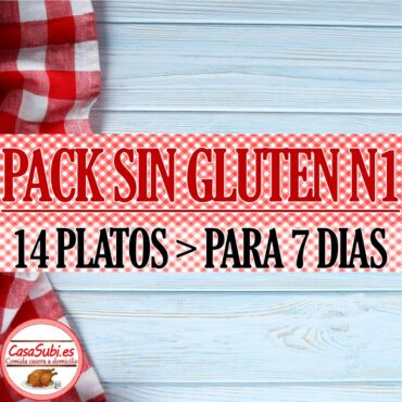 PACK Sin Gluten N1 - 14 Platos (7 días)