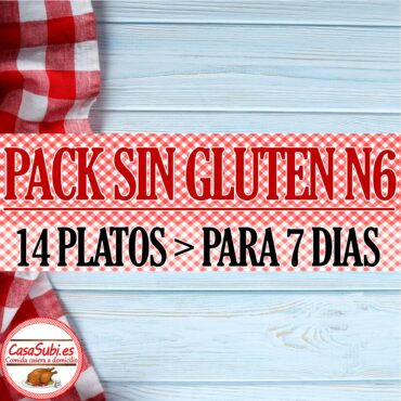 PACK Sin Gluten N6 - 14 Platos (7 días)