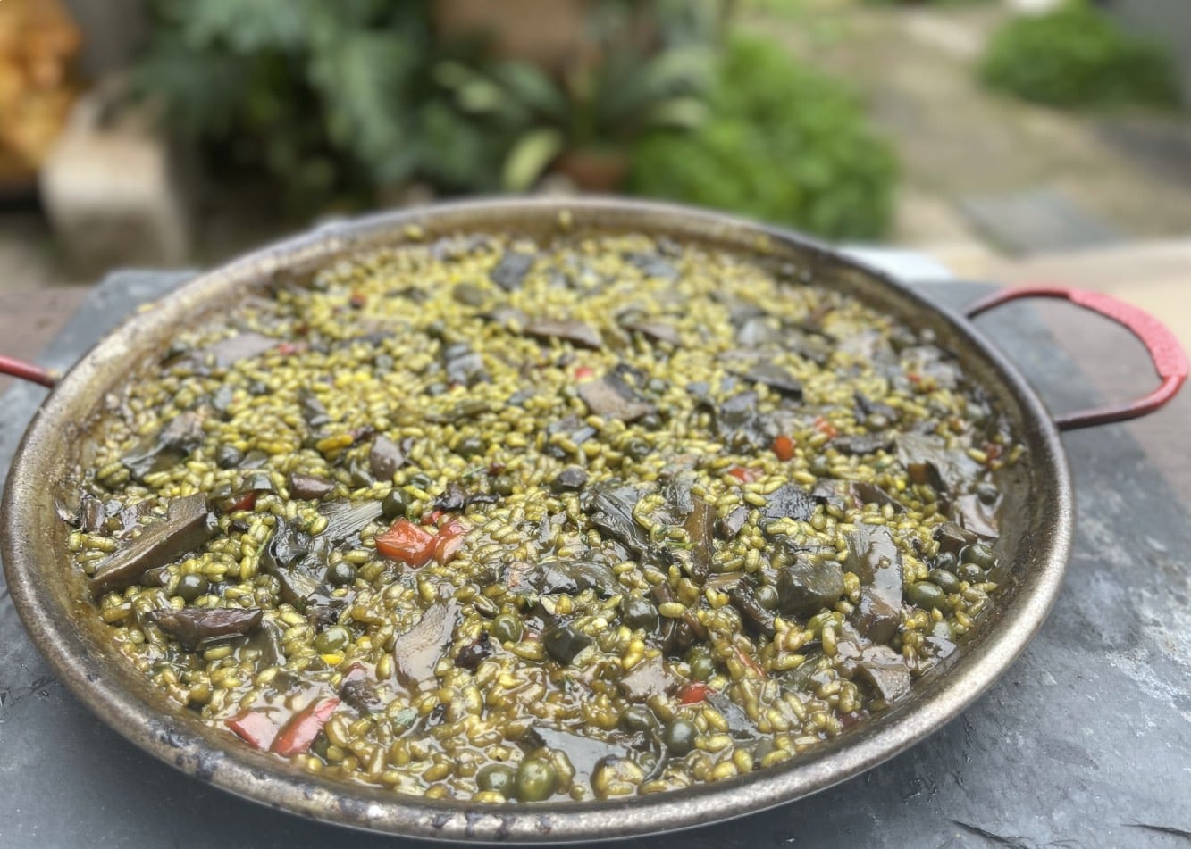 Paella de verduras 4