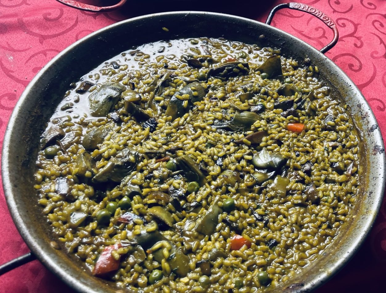 Paella de verduras y otras 1