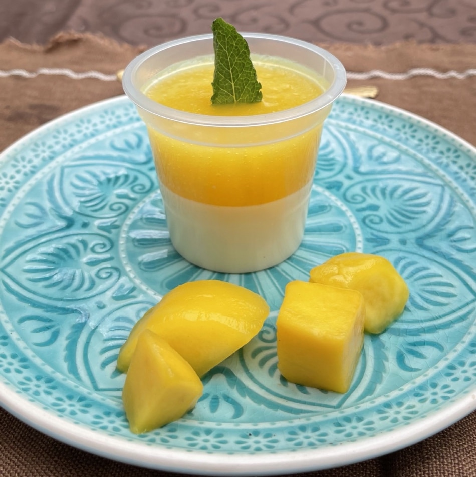 Panna cotta mango 1