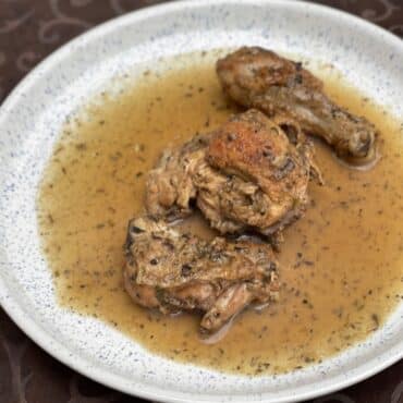 Pollo a la Cazuela a las Finas Hierbas