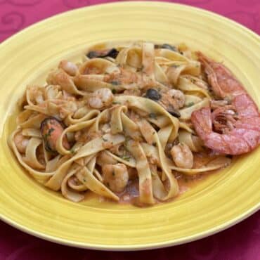 Tagliatelle con Marisco