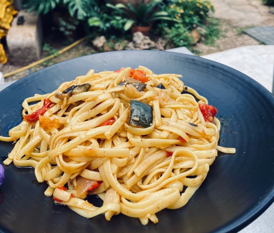 Tallarines con verduras 2