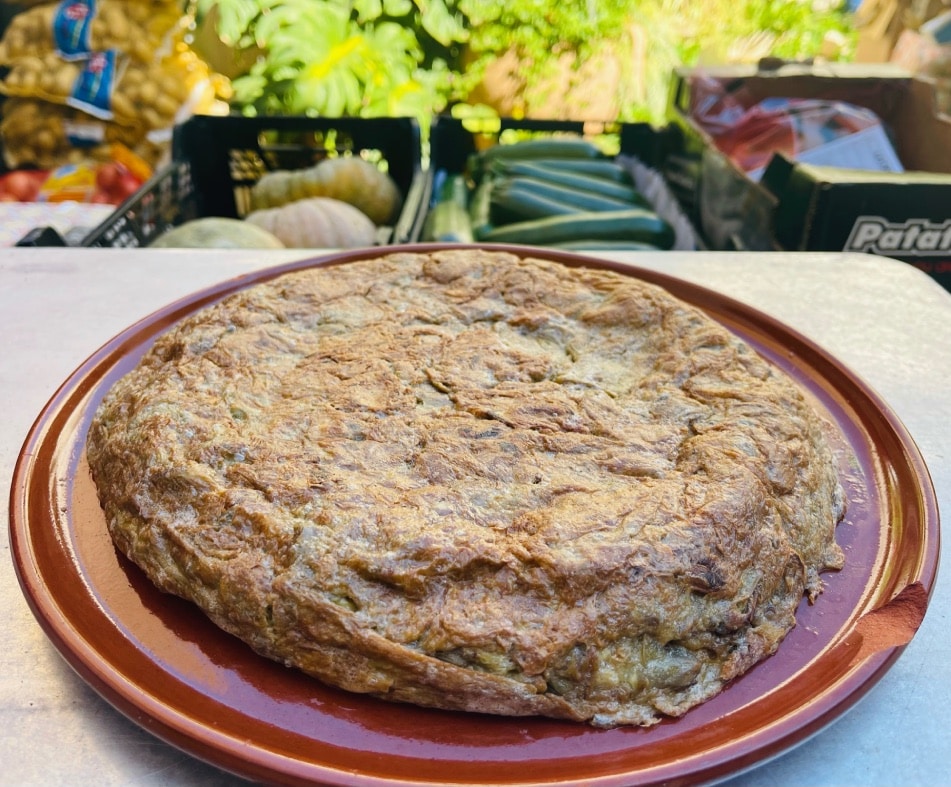 Tortilla alcachofas 3