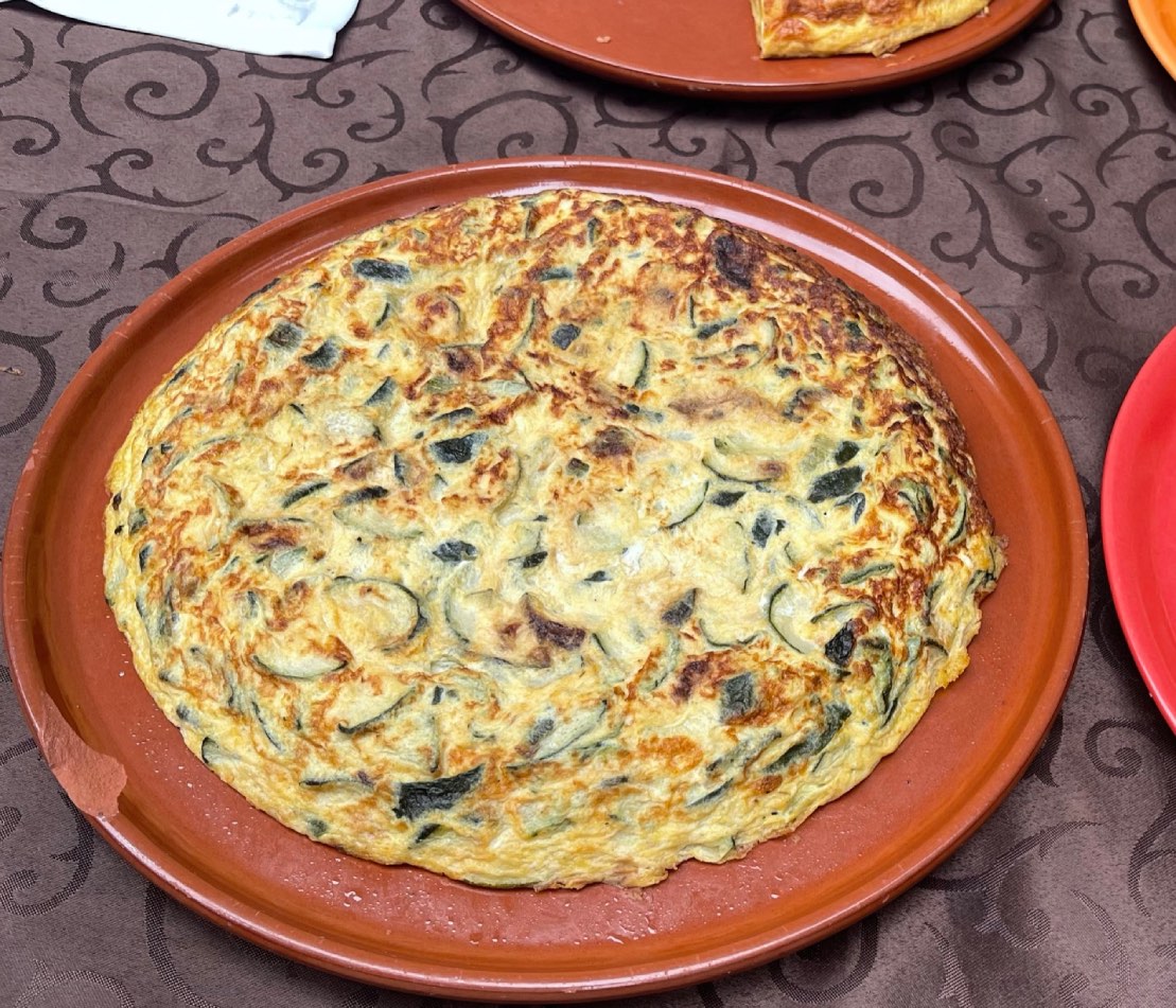 Tortilla calabacin y tortilla 4Q