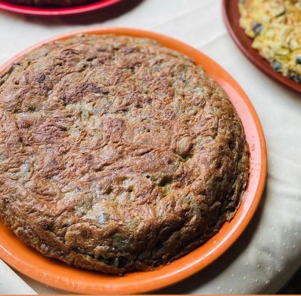 Tortilla de alcachofa 1 2