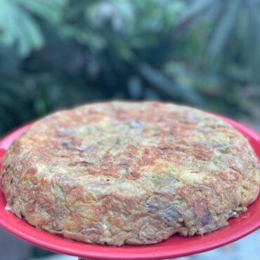 Tortilla de patata y alcachofa 4