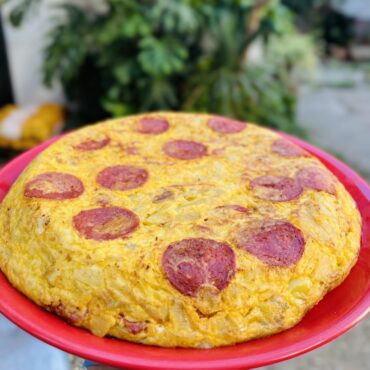 Tortilla patata y Pepperoni 1