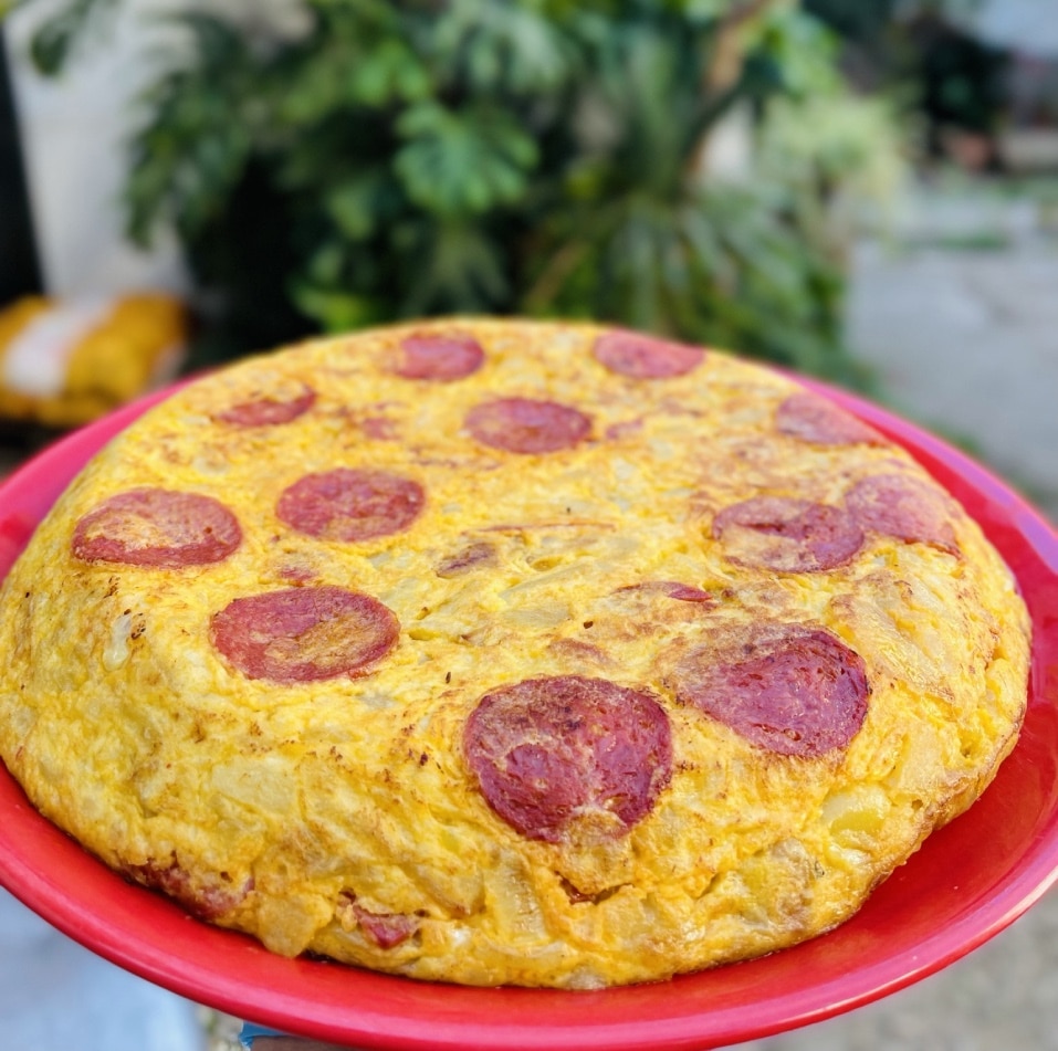 Tortilla patata y Pepperoni 1
