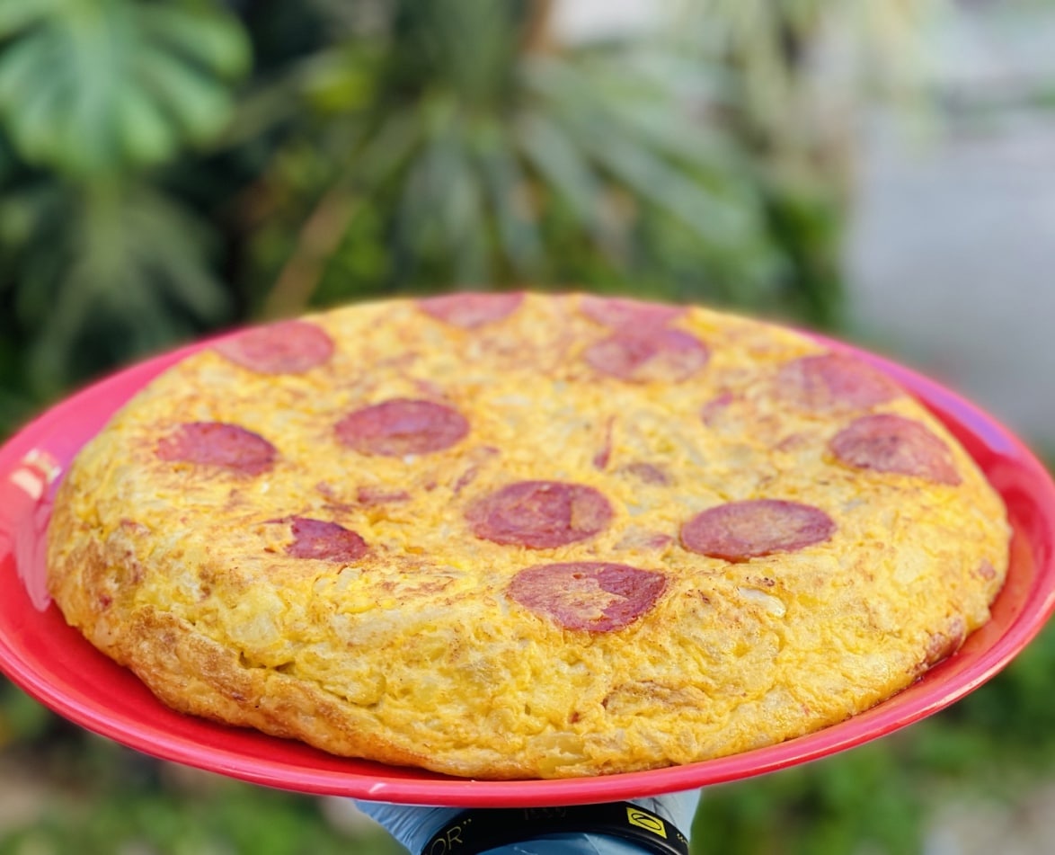Tortilla patata y Pepperoni 2