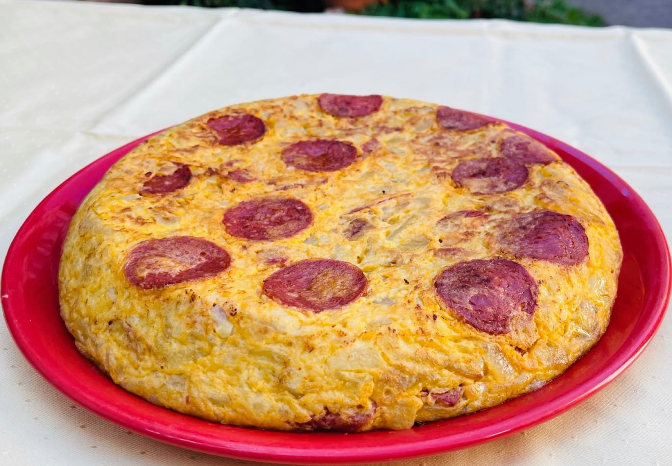 Tortilla patata y Pepperoni 5