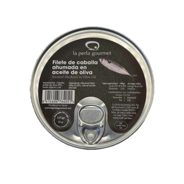 Filetes de Caballa Ahumada en Aceite de Oliva