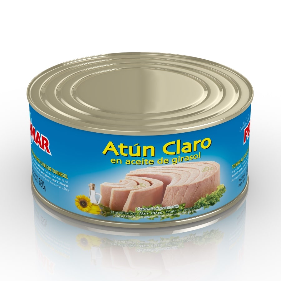 Atún Claro en Aceite de Girasol 650g – Pescamar