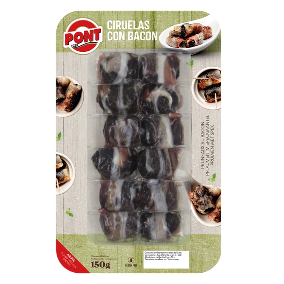 Ciruelas con bacon 150 g. Bona