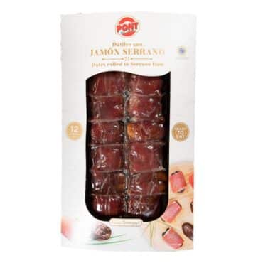 Dátiles con Jamón Serrano (150g.)